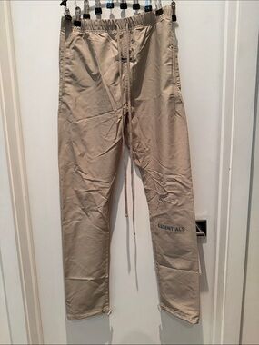 Essentials Men’s Tan Drawstring Joggers